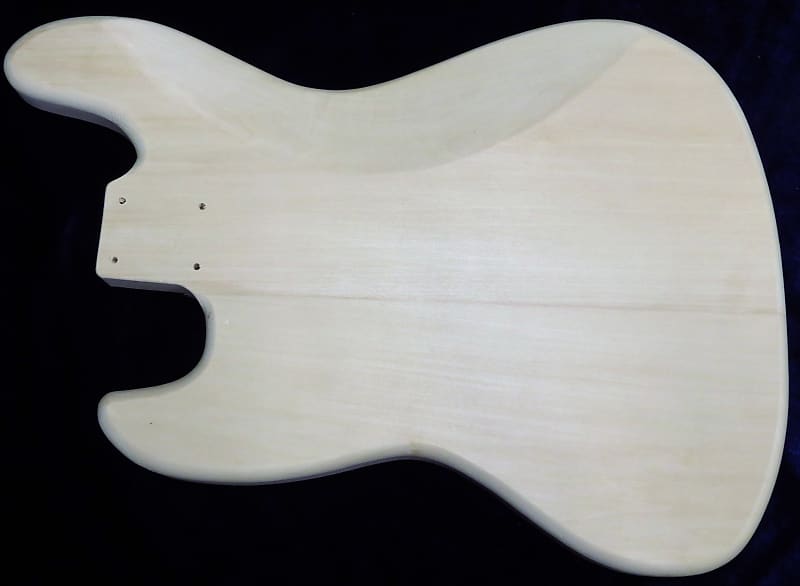 Flamed Spalted Maple Top/ Basswood Jazz J-BASS Style Body Flamed Spalted Maple Top/ Basswood Jazz J-BASS Style Body