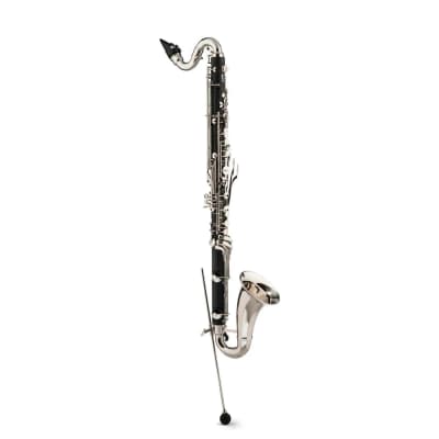 Backun Alpha Bass Clarinet- Low Eb-Nickel- Hard Case- B-STOCK (minor scratch or plating wear) image 4