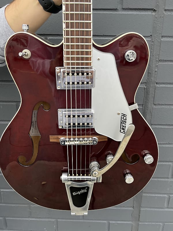 1998 Gretsch 6122JR Electric Guitar Walnut Stain | Cream