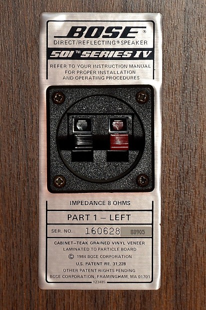 Bose 501 series iv review top