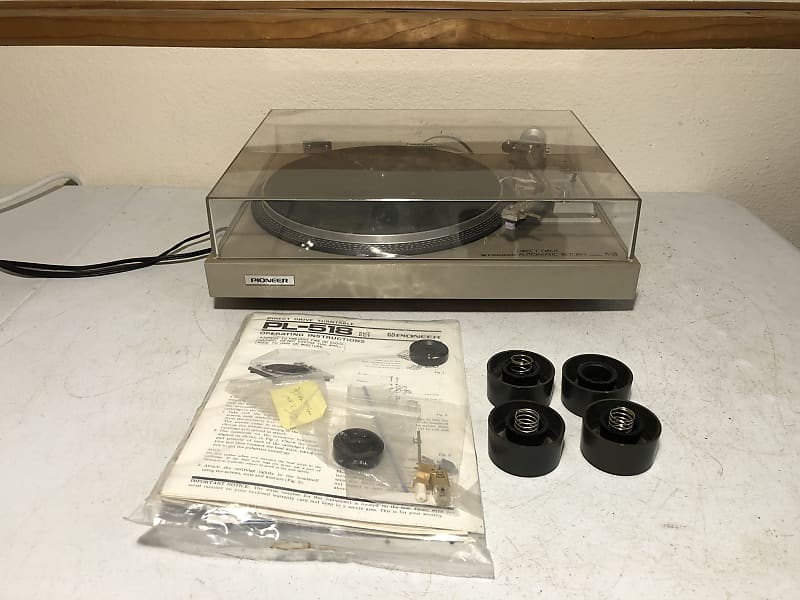 Pioneer PL-518 Turntable Direct Drive HiFi Stereo Audiophile | Reverb