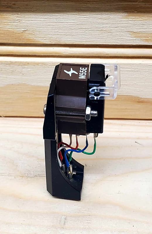 Shure M55E Phono Cartridge - BLACK/ALUMINUM  			