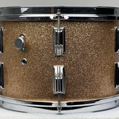 Rogers 20/12/16" 60's Cleveland-Era Holiday "Headliner" Drum Set - Champagne Sparkle image 16