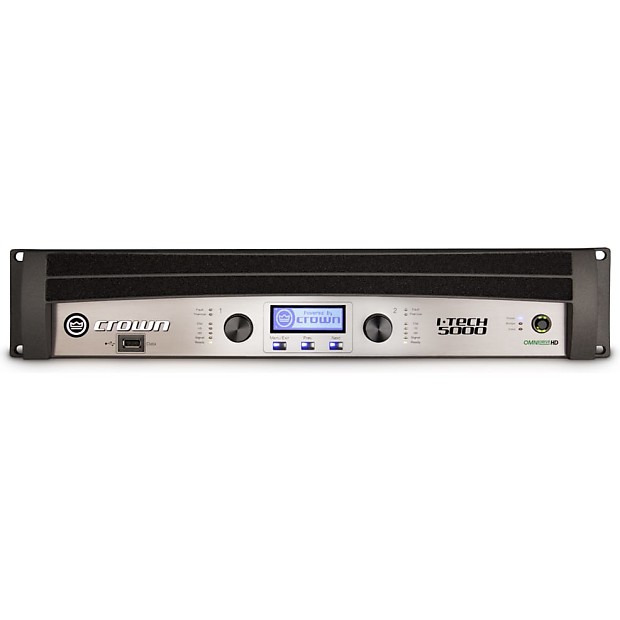 Crown I-Tech Series I-T5000HD Omnidrive HD 2-Channel Power Amplifier image 1