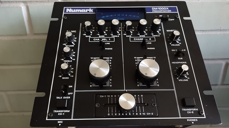 Numark DM-1000X-R 2 Channel Custom Rotary Preamped with Rotary cross fader