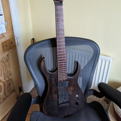 Hufschmid Blackdroid 7 string guitar image 3