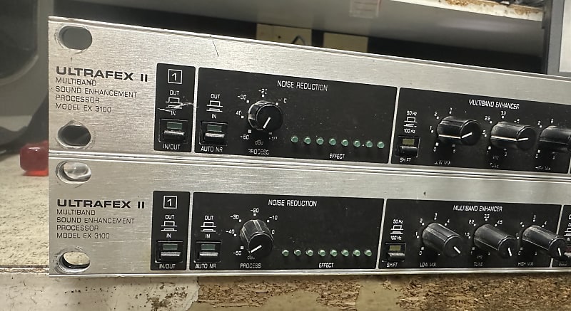 Behringer Ultrafex II EX3100 2-Channel Multiband Sound Enhancement Processor 1990s - Black / Silver image 1