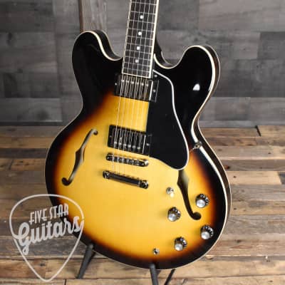 Gibson ES-335 - Vintage Burst with Hard Shell Case image 9