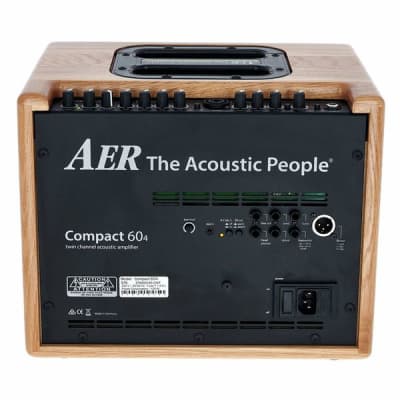 AER Compact-60/4-ONT | 60W Acoustic Amp w/ 8" Speaker, Natural Oak. New with Full Warranty! image 9