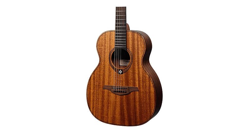 LAG TRAVEL-KA Travel Series Massive Khaya Top Top Khaya Neck Acoustic w/  Case 43 mm Nut Width