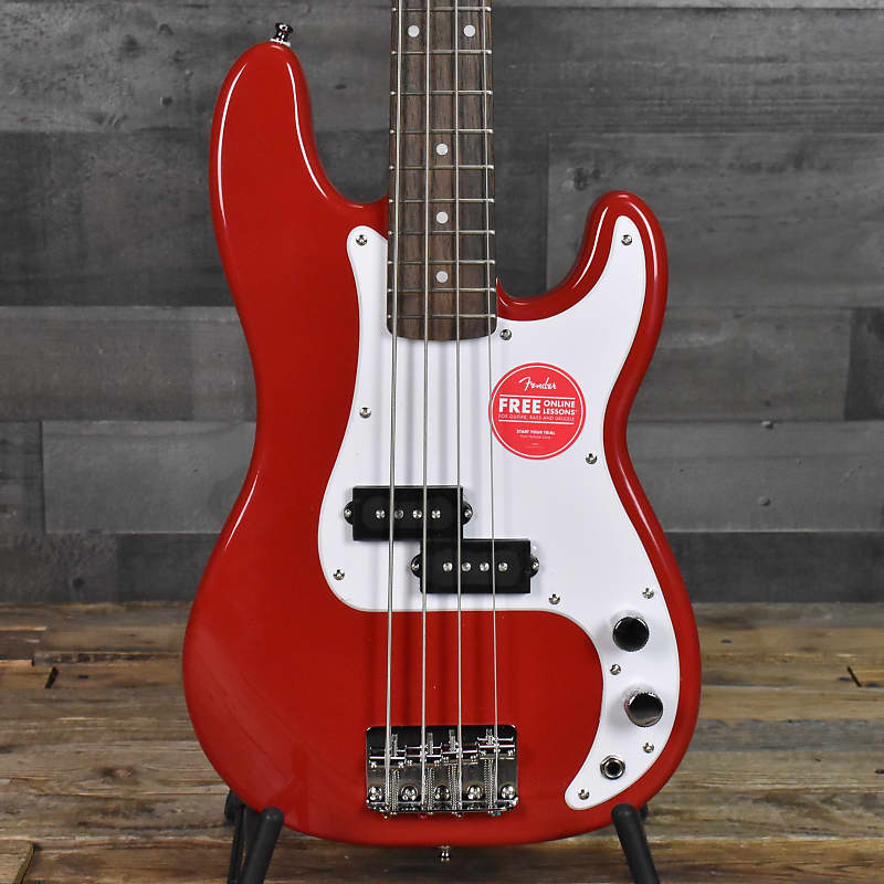 Squier Mini P Bass - Dakota Red image 1