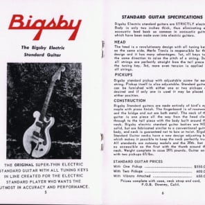 Bigsby Catalog 1963 image 4