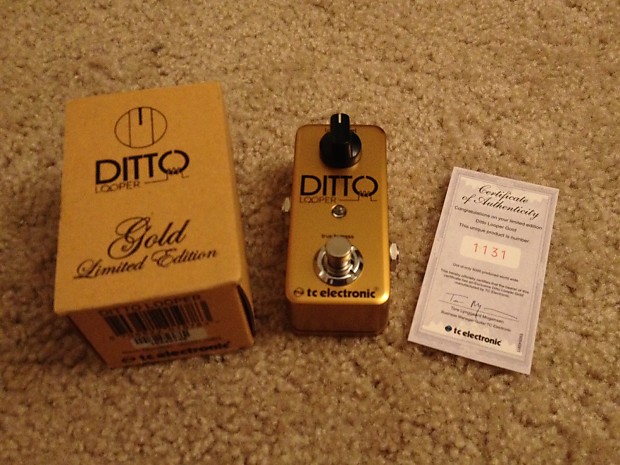 TC Electronic Ditto Looper (Gold Limited Edition)