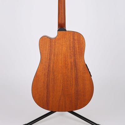 Indie Dude DCE Single Cutaway Spruce Top Mahogany Pickup EQ Acoustic Guitar image 2
