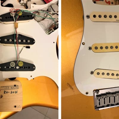 Fender Stratocaster ST'57 DSC 'order made' 1990 Y.Malmsteen - HGM Harvest Gold Metal image 10