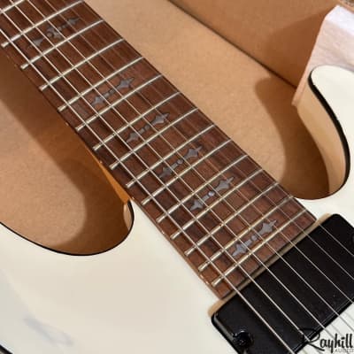Schecter Demon-7 White 7 String Electric Guitar B-stock image 7