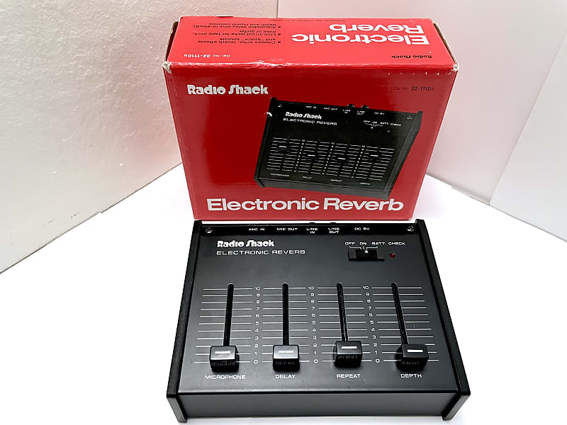 Radio Shack Electronic Reverb 321110 (Realistic) Excellent Reverb
