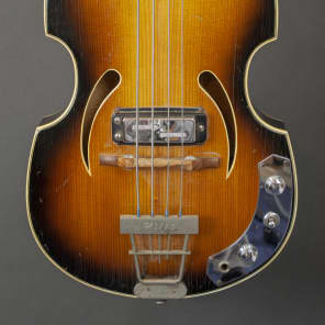 Klira 500/1 "Beatle Bass" copy 1960's Tobacco Burst image 3