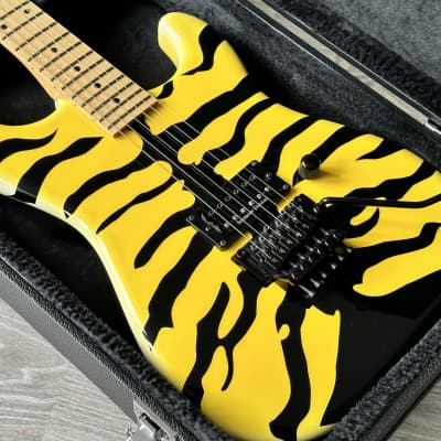 1996 ESP Custom Shop M-1 George Lynch Yellow Tiger image 16
