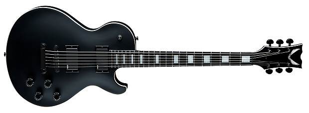 7弦 Dean Thoroughbred Stealth EMG DEAN THOROUGHBRED STEALTH - BLACK SATIN W/EMG | Reverb