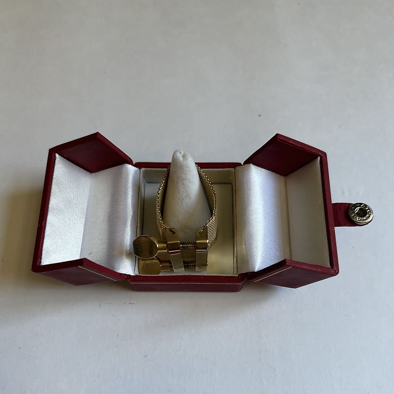 Oleg Olegature Alto Sax Ligature Gold Reverb