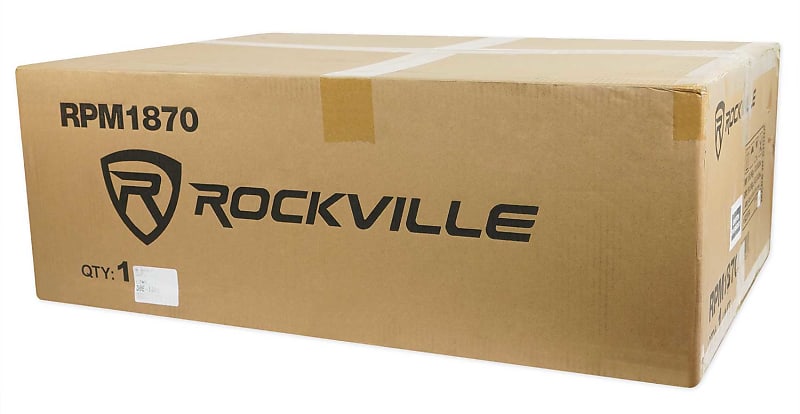 Rockville RPM1870 18 Channel 6000W Powered Mixer w/USB, Effects/16 XDR2 Mic Pres