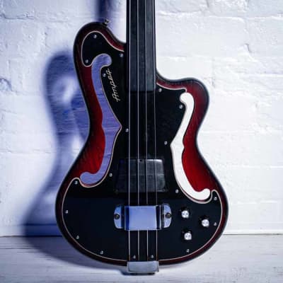 Ampeg AUB-1 Fretless Bass Ex Bob Daisley Ozzy Osboure, Gary Moore, Rainbow 1960s - Black for sale