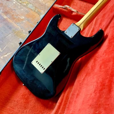 Fender E serial Stratocaster c 1980’s Blackie original vintage mij japan image 11