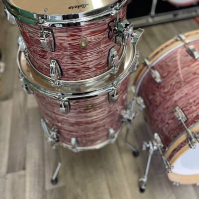 Ludwig Classic Maple Fab 13/16/22 3-Piece Drum Set 2022 Vintage Pink Oyster image 5