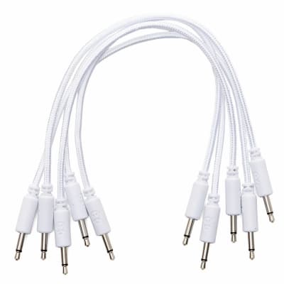 Erica Synths Braided & Soft Eurorack Patch Cables 30 cm (5 pcs) (White) [Three Wave Music] image 2