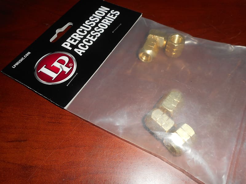 LP952B Super Nuts (6) For Conga Lugs GOLD Reverb