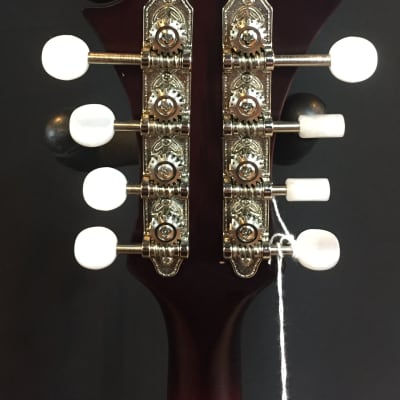 Loar LM-310F F-Style Mandolin Hand-Carved "Honey Creek" Vintage Brown Burst image 10