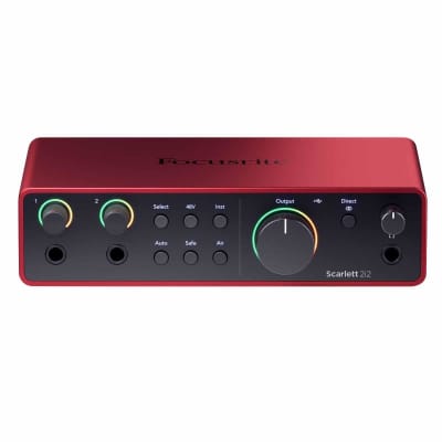 Focusrite Scarlett 2i2 4th Gen 2-in 2-out USB Music Audio Recording Interface image 5