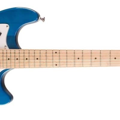 Guild Newark Series Surfliner 6 String Solid-Body Electric Guitar, Catalina Blue image 3