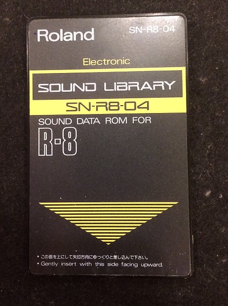 パーカッション・打楽器 Roland R8 electronic Sound Card SN-R8-04 Roland Sound Library SN-R8-04 Electronic TR-808 Like Sounds