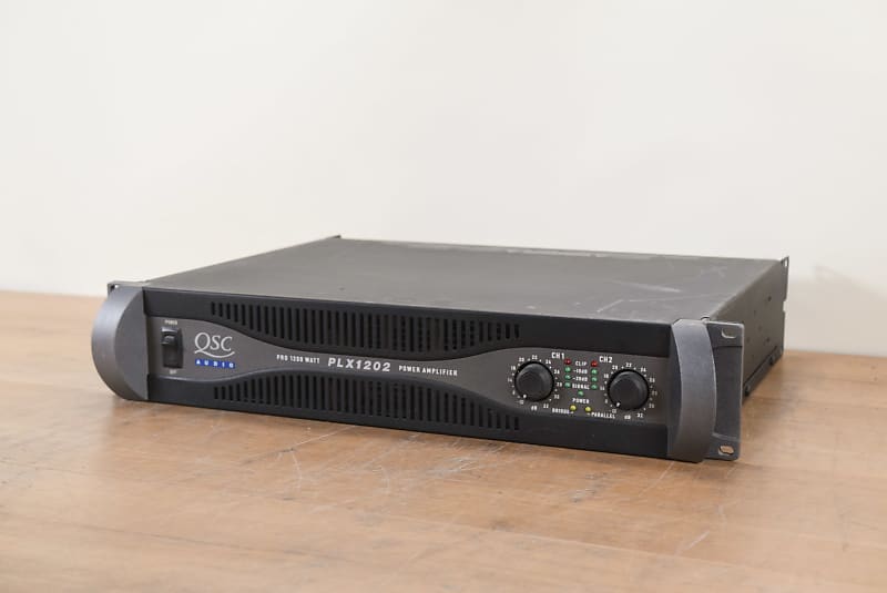 QSC PLX1202 2-Channel Power Amplifier (church owned) CG00MB0