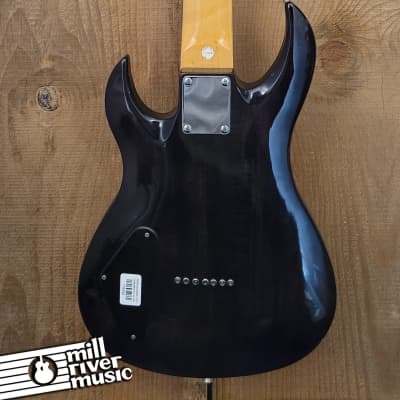 Jay Turser 7-String Electric Guitar Transparent Black Used image 5
