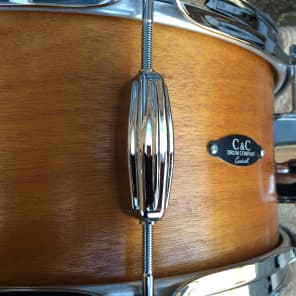 C&C Player Date 1 - Big Beat - 6.5"x14" Snare Drum  2016 Honey Lacquer image 2