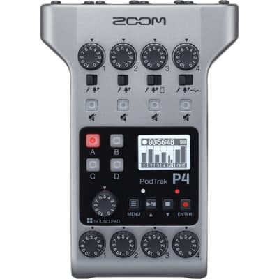 Zoom PodTrak P4 Portable Multitrack Podcast Recorder image 5