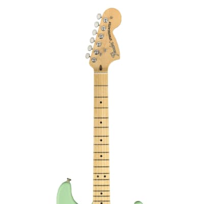 Used Fender American Performer Stratocaster HSS - Satin Surf Green w/ Maple FB image 5