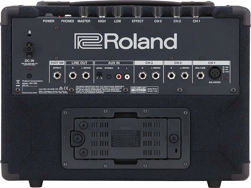 Roland KC-220 3-Channel 30-Watt 2x6.5" Keyboard Combo image 3