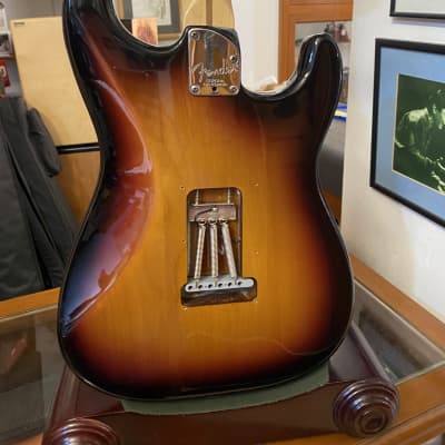 Fender Stratocaster American Deluxe 2006 - Sunburst lefty image 5
