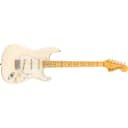 Fender JV Modified '60s Stratocaster Guitar, Maple Fretboard, Olympic White