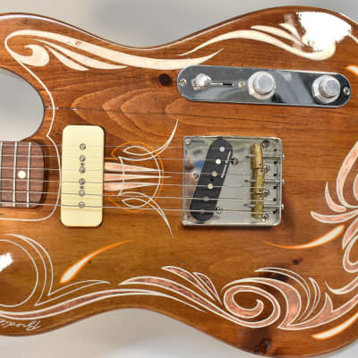 Murga Special T Telecaster Style Electric Guitar Made From 200 Year Old Pine image 20