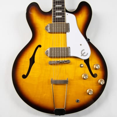 （すーざん）epiphone casino NA 10/25まで Epiphone Casino Hollowbody Electric Guitar Vintage Sunburst