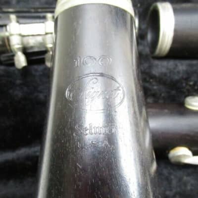 Selmer Signet 100 Intermediate wood Clarinet, w/ case, USA, Very Good condition image 7