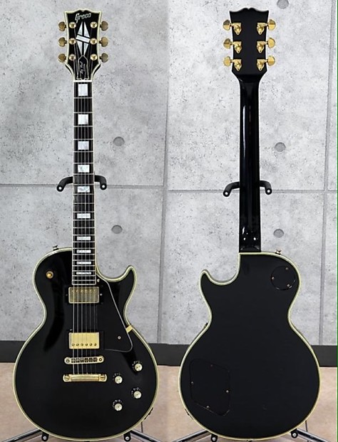 9878】 greco EG-1000 最上位 レスポールカスタム ブラック