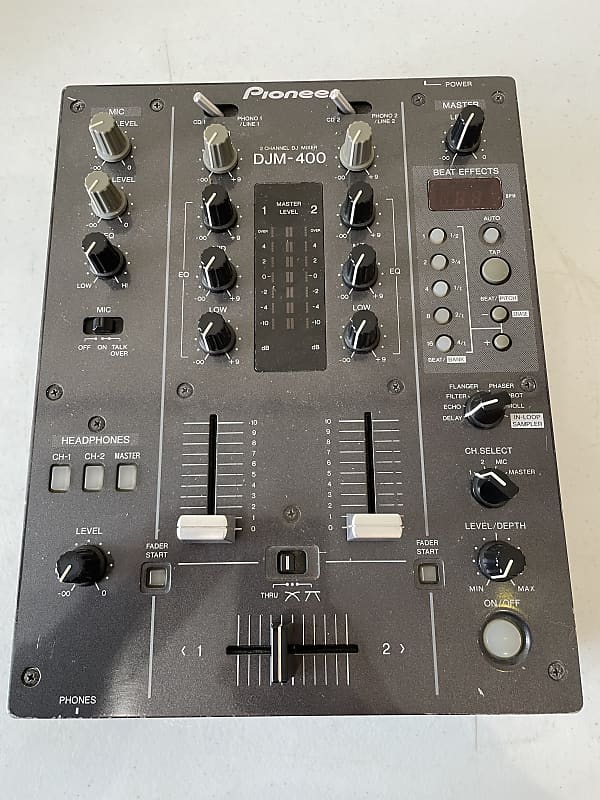 Pioneer DJM 400 DJ mixer Reverb