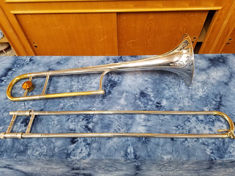 King 2B Silver Tone Tenor Trombone (1935-1940) - 189xxx | Reverb