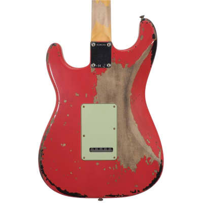 Fender Custom Shop Michael Landau Signature 1963 Stratocaster, Fiesta Red over 3-Color image 7